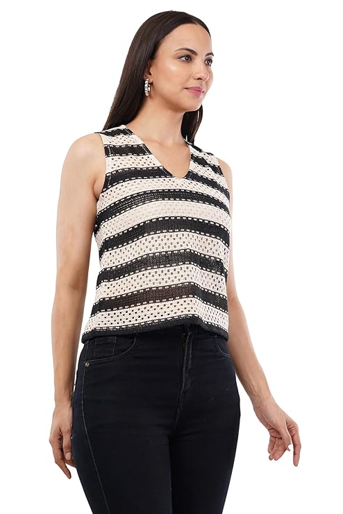 VAibr(ə)nt Women Crochet Cotton Top