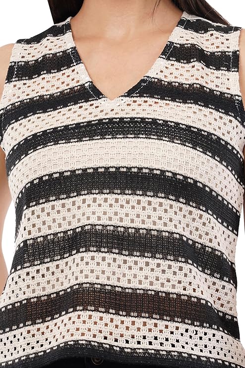 VAibr(ə)nt Women Crochet Cotton Top