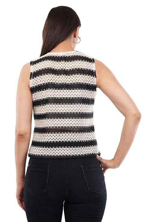 VAibr(ə)nt Women Crochet Cotton Top