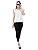 VAibr(ə)nt Women's Hosiery Schiffli Inserted Lace Top (White)